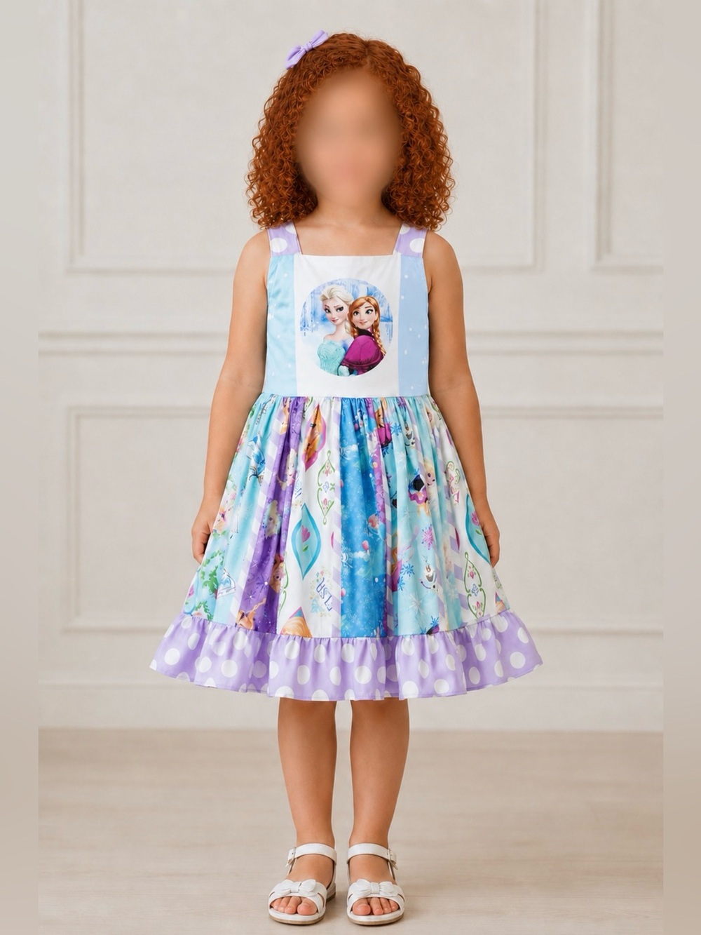 Frozen Girls Boutique Twirl Dress Elsa Anna